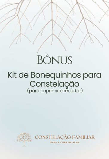 Bônus - Kit de Bonequinhos para Constelação - para imprimir e recortar